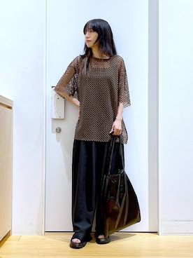 あおき@LAKOLE海老名さん（レディース・156cm）の夏コーディネート