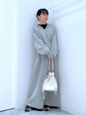 あおき@LAKOLE海老名さん（レディース・156cm）の春コーディネート