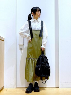 あおき@LAKOLE海老名さん（レディース・156cm）の春コーディネート