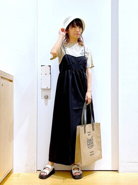 あおき@LAKOLE海老名さん（レディース・156cm）の夏コーディネート