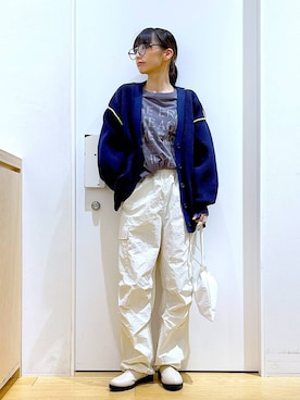 あおき@LAKOLE海老名さん（レディース・156cm）の冬コーディネート