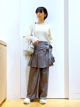 あおき@LAKOLE海老名さん（レディース・156cm）の秋コーディネート