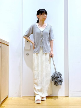 あおき@LAKOLE海老名さん（レディース・156cm）の夏コーディネート