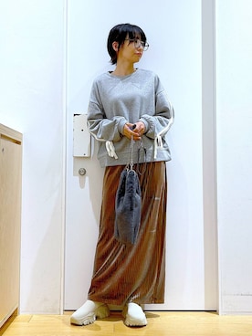 あおき@LAKOLE海老名さん（レディース・156cm）の秋コーディネート