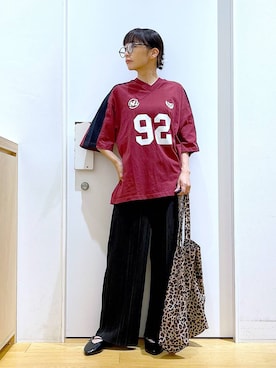 あおき@LAKOLE海老名さん（レディース・156cm）の夏コーディネート