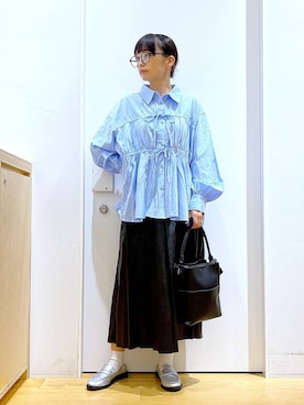 あおき@LAKOLE海老名さん（レディース・156cm）の秋コーディネート