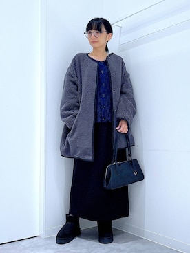 あおき@LAKOLE海老名さん（レディース・156cm）の秋コーディネート