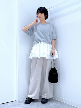 「LAKOLE（ラコレ）のアイテム」を使った、あおき@LAKOLE海老名さん（レディース・156cm）の秋コーディネート