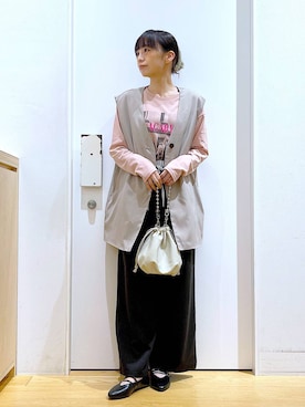あおき@LAKOLE海老名さん(レディース・156cm)の秋コーディネート