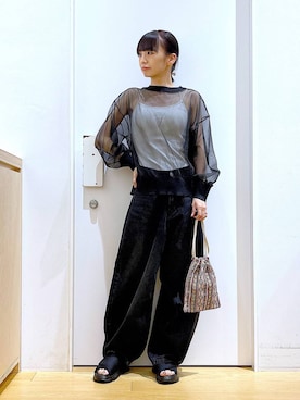 あおき@LAKOLE海老名さん(レディース・156cm)の夏コーディネート