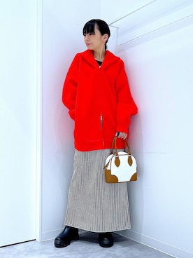 「LAKOLE（ラコレ）のアイテム」を使った、あおき@LAKOLE海老名さん（レディース・156cm）の秋コーディネート