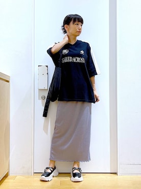 あおき@LAKOLE海老名さん（レディース・156cm）の秋コーディネート