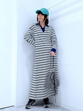 あおき@LAKOLE海老名さん(レディース・156cm)の春コーディネート