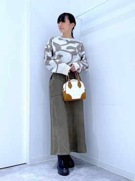 あおき@LAKOLE海老名さん（レディース・156cm）の秋コーディネート