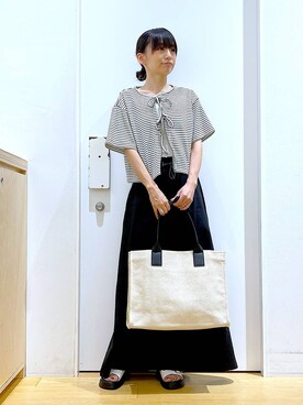 あおき@LAKOLE海老名さん(レディース・156cm)の秋コーディネート