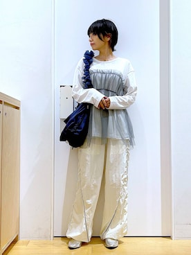 あおき@LAKOLE海老名さん(レディース・156cm)の秋コーディネート