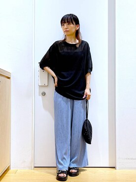 あおき@LAKOLE海老名さん（レディース・156cm）の夏コーディネート