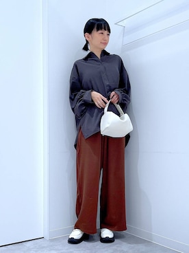 あおき@LAKOLE海老名さん（レディース・156cm）の秋コーディネート