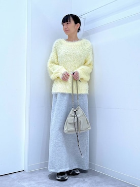 あおき@LAKOLE海老名さん(レディース・156cm)の冬コーディネート