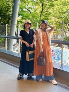 あおき@LAKOLE海老名さん(レディース・156cm)の春コーディネート
