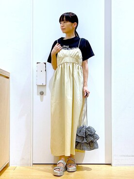 あおき@LAKOLE海老名さん(レディース・156cm)の夏コーディネート