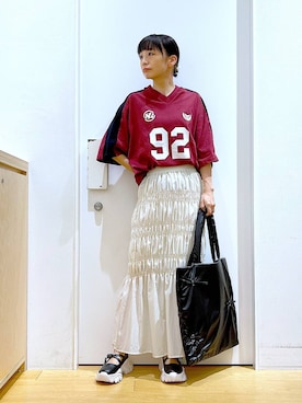 あおき@LAKOLE海老名さん（レディース・156cm）の秋コーディネート