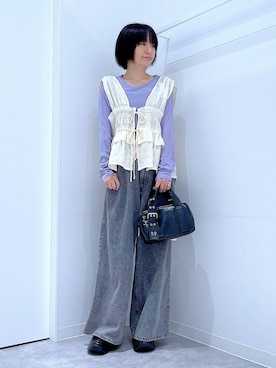 あおき@LAKOLE海老名さん（レディース・156cm）の秋コーディネート