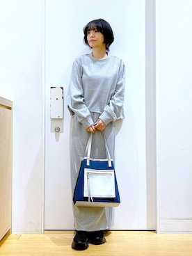 あおき@LAKOLE海老名さん（レディース・156cm）の冬コーディネート