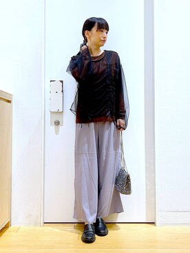 あおき@LAKOLE海老名さん(レディース・156cm)の秋コーディネート