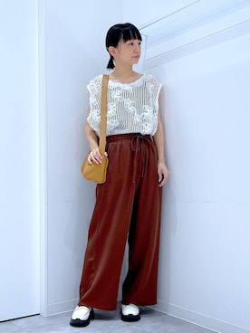 あおき@LAKOLE海老名さん（レディース・156cm）の秋コーディネート