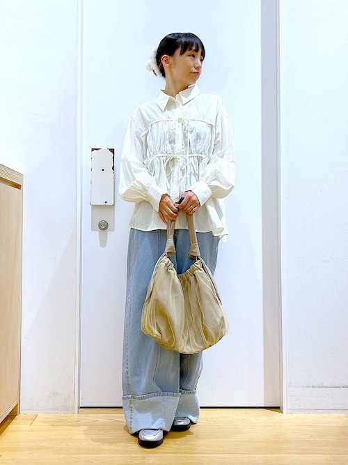 セール】ロールアップワイドデニム / 138700（デニムパンツ）｜LAKOLE