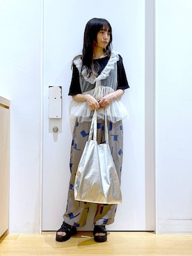 あおき@LAKOLE海老名さん(レディース・156cm)の夏コーディネート