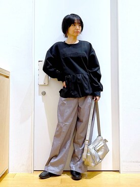 あおき@LAKOLE海老名さん（レディース・156cm）の秋コーディネート