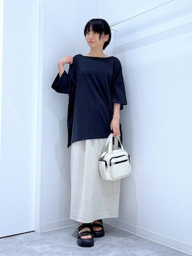 あおき@LAKOLE海老名さん(レディース・156cm)の夏コーディネート