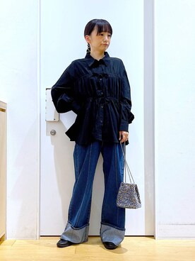 あおき@LAKOLE海老名さん（レディース・156cm）の秋コーディネート