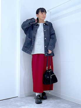 あおき@LAKOLE海老名さん（レディース・156cm）の秋コーディネート