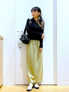 あおき@LAKOLE海老名さん(レディース・156cm)の春コーディネート