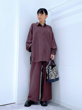 あおき@LAKOLE海老名さん(レディース・156cm)の秋コーディネート