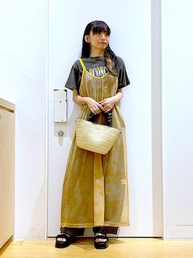 あおき@LAKOLE海老名さん（レディース・156cm）の夏コーディネート