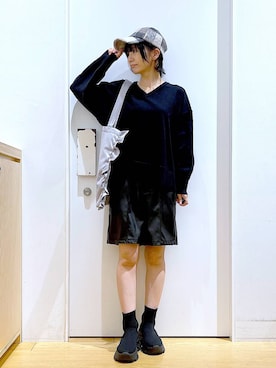 あおき@LAKOLE海老名さん（レディース・156cm）の秋コーディネート
