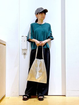 あおき@LAKOLE海老名さん（レディース・156cm）の夏コーディネート