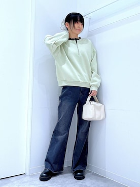 あおき@LAKOLE海老名さん（レディース・156cm）の春コーディネート