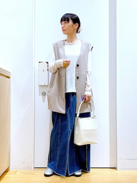 あおき@LAKOLE海老名さん(レディース・156cm)の秋コーディネート