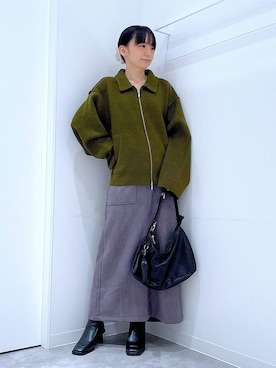 あおき@LAKOLE海老名さん（レディース・156cm）の秋コーディネート