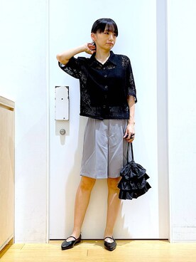 あおき@LAKOLE海老名さん（レディース・156cm）の夏コーディネート