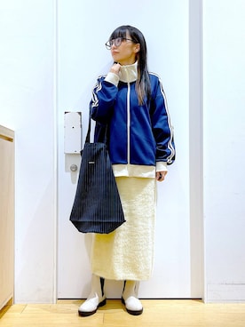 あおき@LAKOLE海老名さん（レディース・156cm）の冬コーディネート