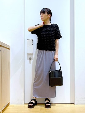 あおき@LAKOLE海老名さん（レディース・156cm）の夏コーディネート