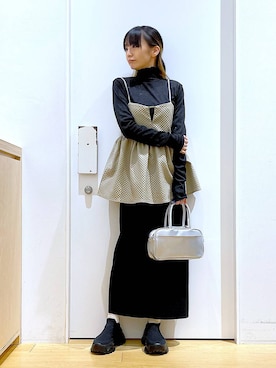 あおき@LAKOLE海老名さん（レディース・156cm）の春コーディネート