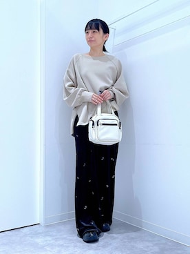 「LAKOLE（ラコレ）のアイテム」を使った、あおき@LAKOLE海老名さん（レディース・156cm）の秋コーディネート