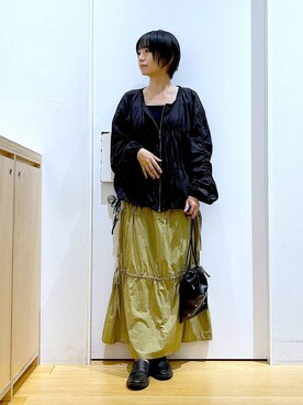 あおき@LAKOLE海老名さん(レディース・156cm)の秋コーディネート